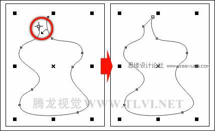 CorelDRAW中手绘工具的用法,PS教程,思缘教程网