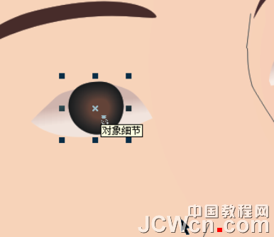 CorelDRAW鼠绘教程：绘制著名词人李清照肖像_中国教程网