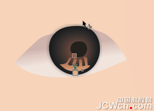 CorelDRAW鼠绘教程：绘制著名词人李清照肖像_中国教程网