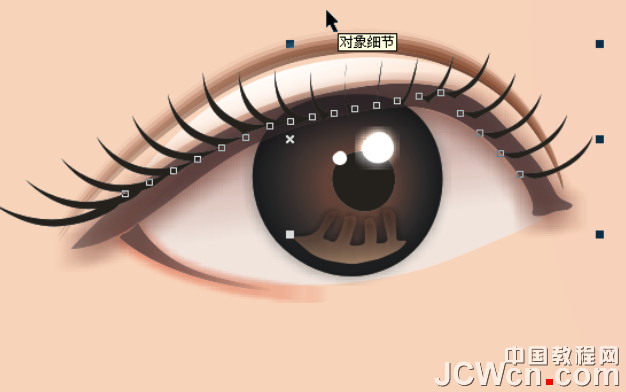 CorelDRAW鼠绘教程：绘制著名词人李清照肖像_中国教程网
