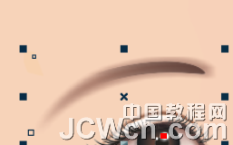 CorelDRAW鼠绘教程：绘制著名词人李清照肖像_中国教程网