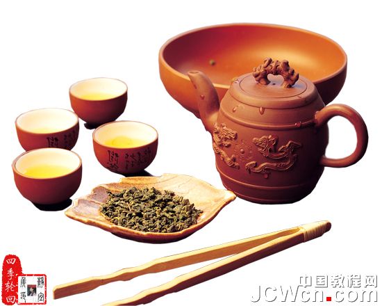 CorelDRAW实例教程：设计制作“茶道人生”书籍封面_中国教程网