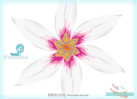 Illustrator绘制有意境的花朵教程