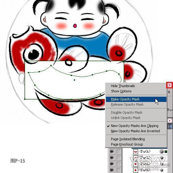 用Illustrator绘制年画“年年有余”_天极设计在线整理