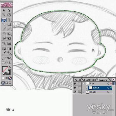 用Illustrator绘制年画“年年有余”_天极设计在线整理