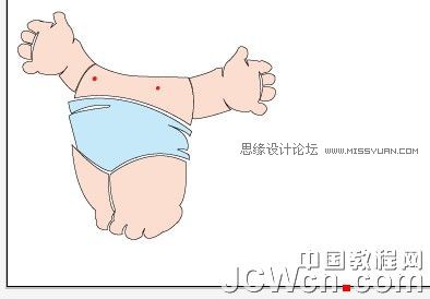 Illustrator鼠绘教程：绘制可爱的宝宝