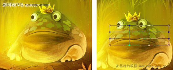 绘画教程：友基温暖插画教程《青蛙王子》