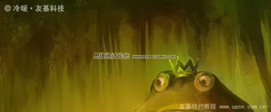 绘画教程：友基温暖插画教程《青蛙王子》