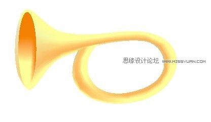 CorelDraw教程：用网格工具画个可爱卡通唢呐
