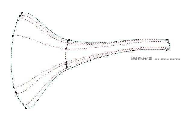 CorelDraw教程：用网格工具画个可爱卡通唢呐