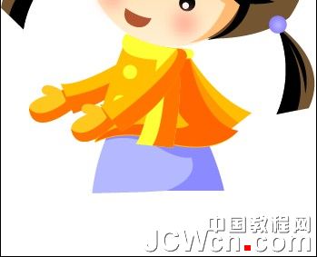 Illustrator鼠绘教程：绘制雪地上堆雪人的孩童插画（下）_中国教程网