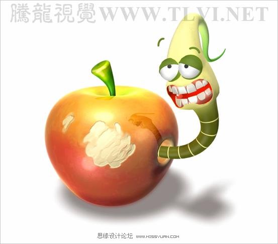 3D MAX使用NURBS方法给贪吃虫建模,PS教程,思缘教程网