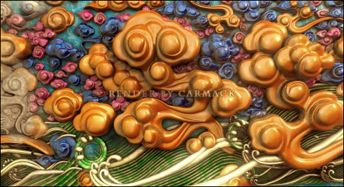 Maya材质教程：石头与琉璃质感的表现