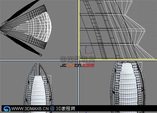 世界唯一的七星級酒店--建模方法