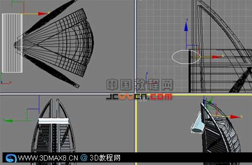 世界唯一的七星級酒店--建模方法