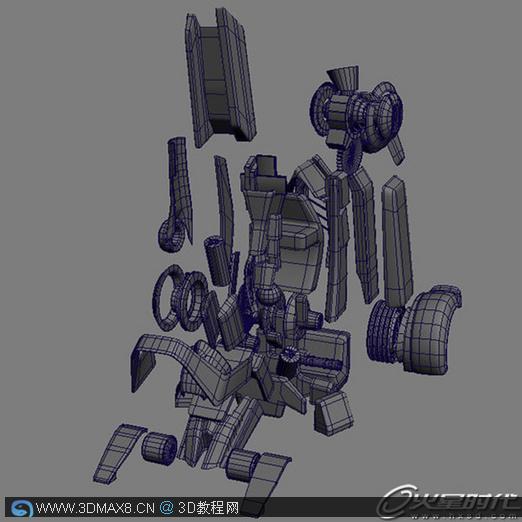 3DS MAX打造经典变形金刚模型