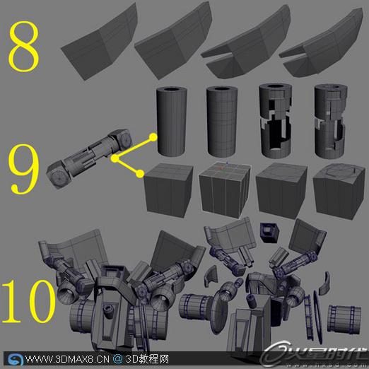 3DS MAX打造经典变形金刚模型
