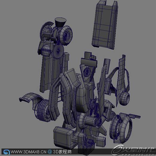 3DS MAX打造经典变形金刚模型