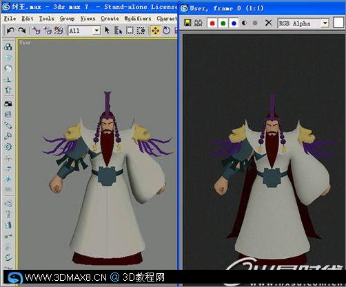 游戏《封神榜》人物纣王制作全过程