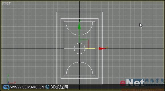 篮球场建模教程_3dmax8.cn