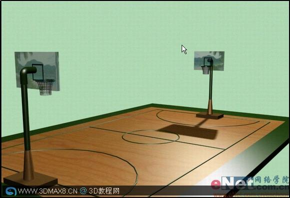 篮球场建模教程_3dmax8.cn