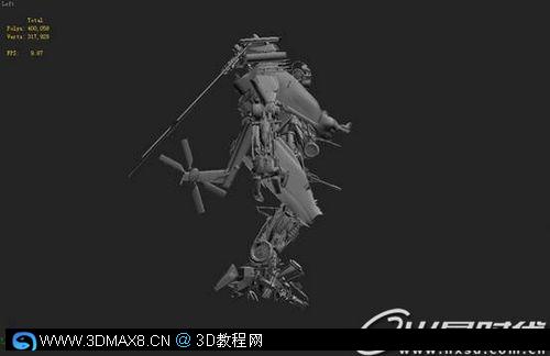 《阿帕奇变形金刚》武装直升机制作教程