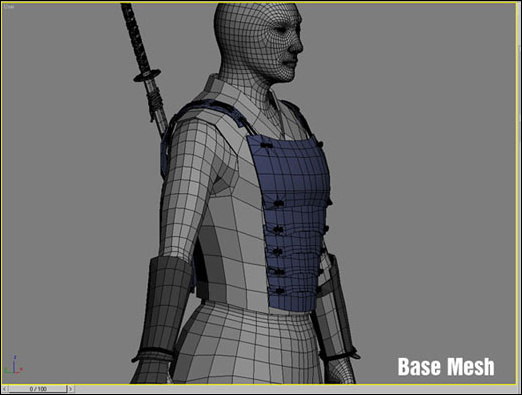 3ds Max携手Zbrush打造经典角色《忍者》