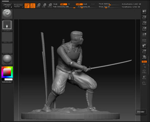 3ds Max携手Zbrush打造经典角色《忍者》