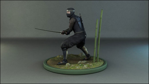 3ds Max携手Zbrush打造经典角色《忍者》
