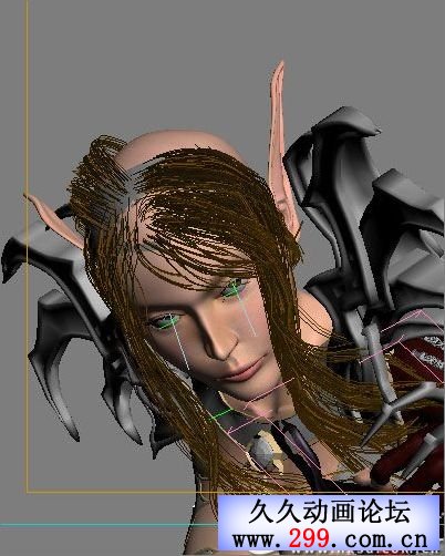 3D Max制作３Ｄ游戏美女实例教程.jpg