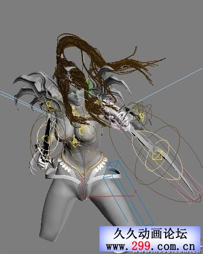 3D Max制作３Ｄ游戏美女实例教程.jpg