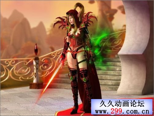 3D Max制作３Ｄ游戏美女实例教程.jpg