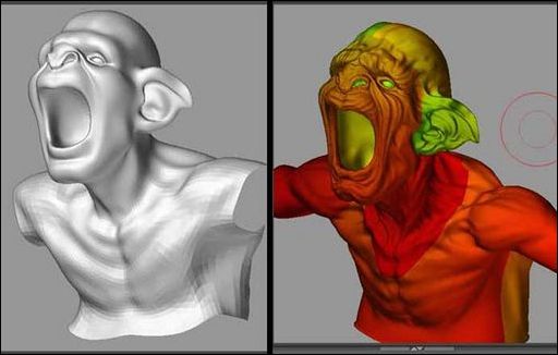 3DS MAX结合ZBrush建模打造妖魔