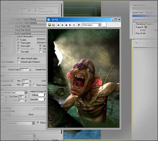 3DS MAX结合ZBrush建模打造妖魔