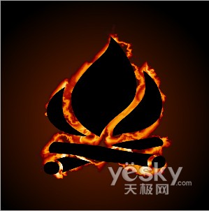 After Effects内置特效创建燃烧的篝火