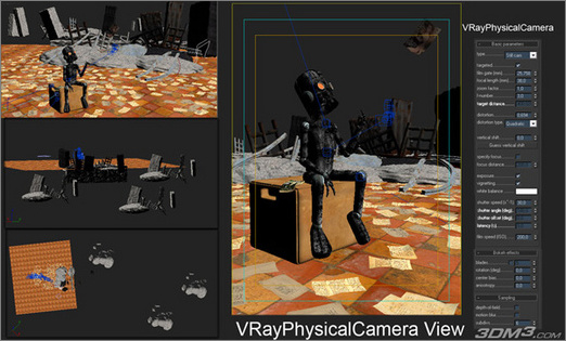 3Dsmax打造最睿智3D机器人教程