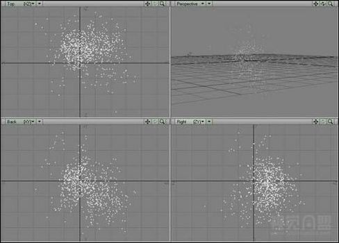 Lightwave制作陨石群教程