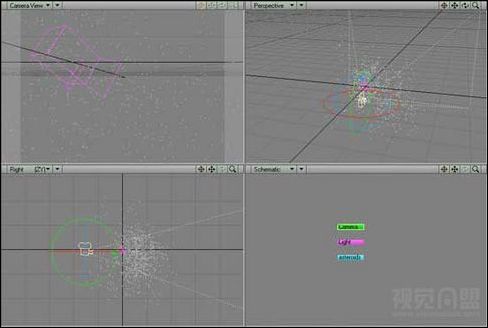 Lightwave制作陨石群教程