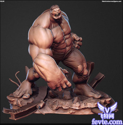 Zbrush超级建模：《绿巨人浩克》精品教程