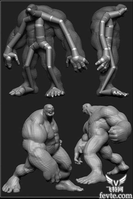 Zbrush超级建模：《绿巨人浩克》精品教程