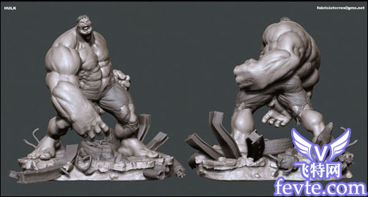 Zbrush超级建模:《绿巨人浩克》精品教程 Zbrush超级建模:《绿巨人浩克》精品教程
