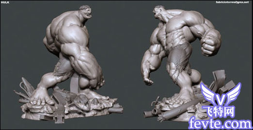 Zbrush超级建模:《绿巨人浩克》精品教程 Zbrush超级建模:《绿巨人浩克》精品教程