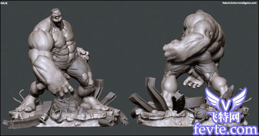 Zbrush超级建模：《绿巨人浩克》精品教程