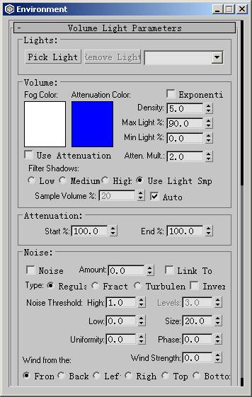 3DMAX实例教程：制作容积光