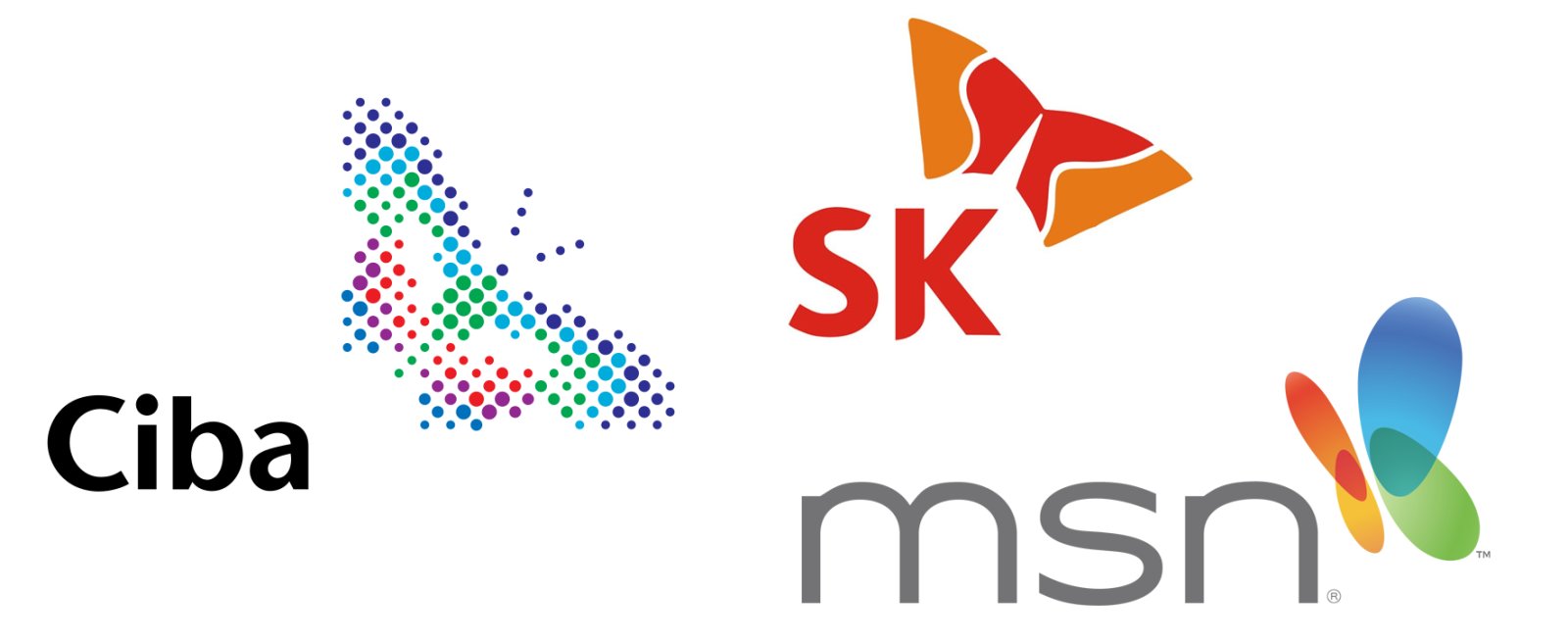 Ciba+SK+MSN logo 三只蝴蝶