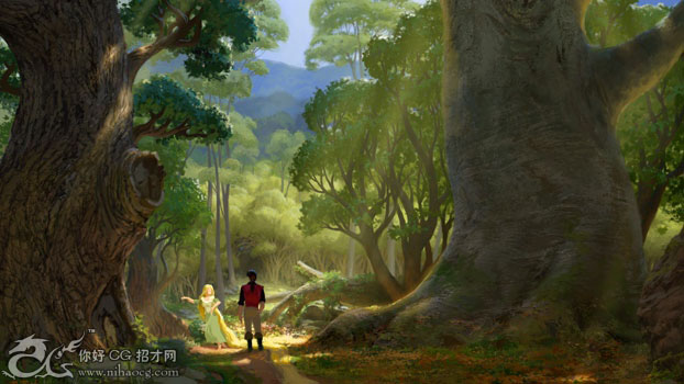 迪士尼新作《长发公主》将手绘与CG结合