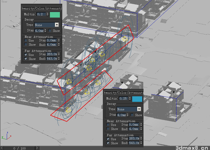 VRay建筑渲染夜景教程_3dMax8.Cn
