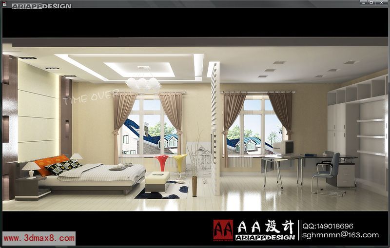 Lightscape室内渲染教程：无锯齿光域网渲染