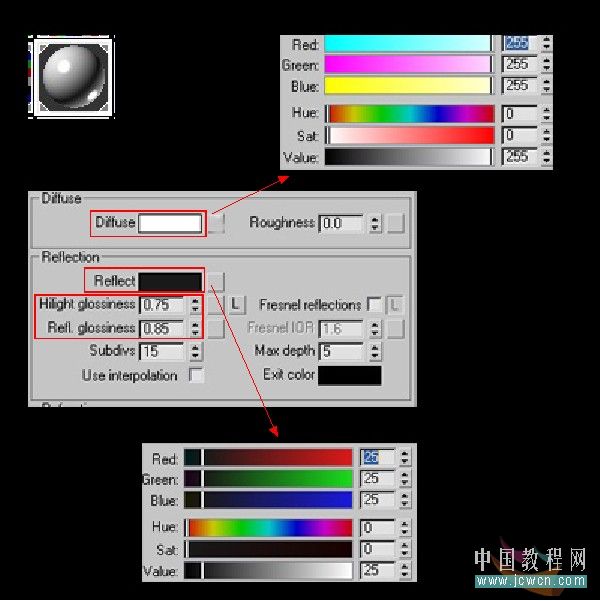 3ds MAX渲染实例教程：max 2009 & VRay 效果图制作_中国教程网
