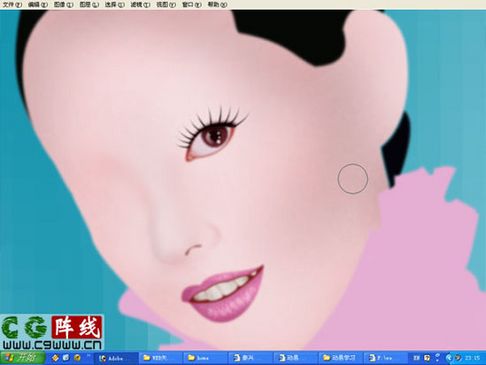 photoshop打造美丽新娘
